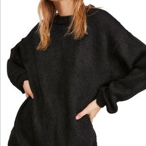 Free People Angelic Balloon Oversized Sweater